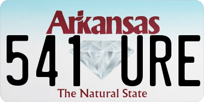 AR license plate 541URE