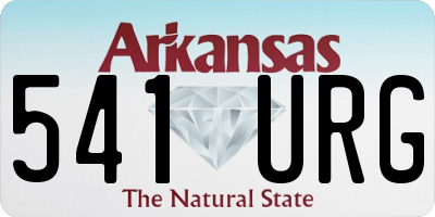 AR license plate 541URG