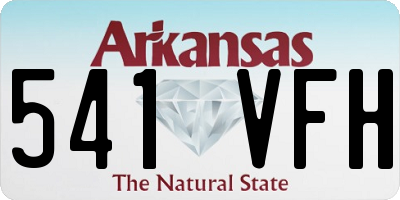 AR license plate 541VFH