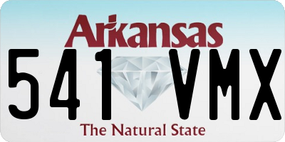 AR license plate 541VMX