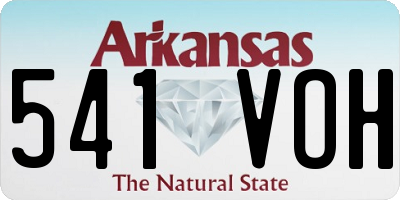 AR license plate 541VOH