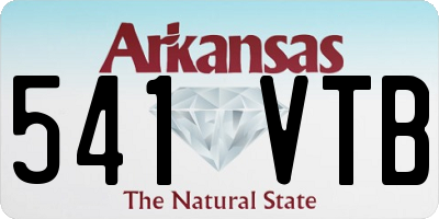 AR license plate 541VTB
