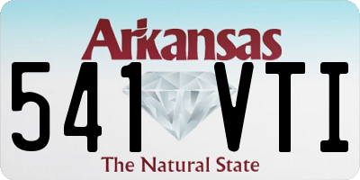 AR license plate 541VTI