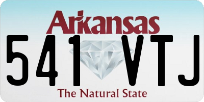 AR license plate 541VTJ