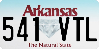 AR license plate 541VTL