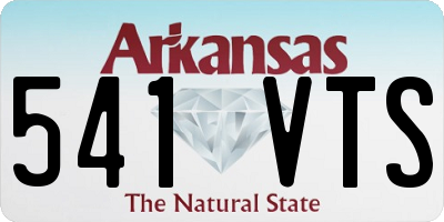 AR license plate 541VTS