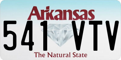 AR license plate 541VTV