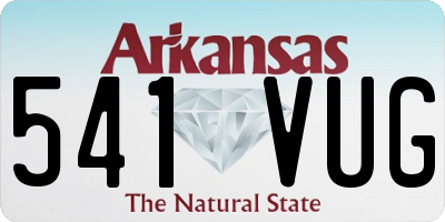 AR license plate 541VUG
