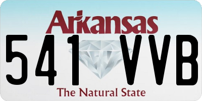 AR license plate 541VVB