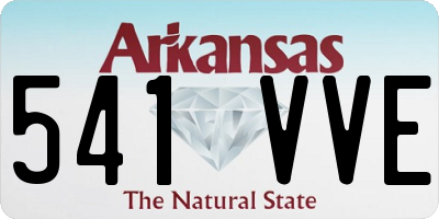 AR license plate 541VVE