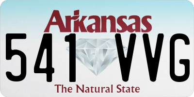 AR license plate 541VVG