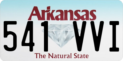 AR license plate 541VVI