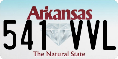 AR license plate 541VVL