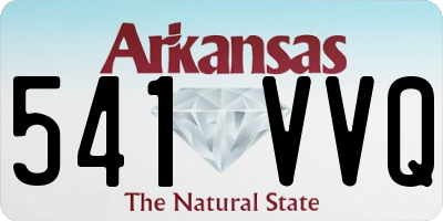 AR license plate 541VVQ