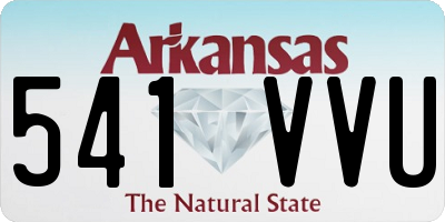 AR license plate 541VVU