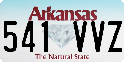 AR license plate 541VVZ