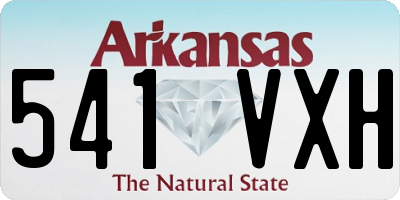 AR license plate 541VXH