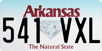 AR license plate 541VXL