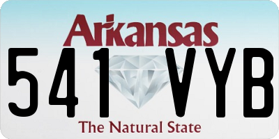AR license plate 541VYB