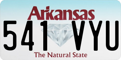 AR license plate 541VYU