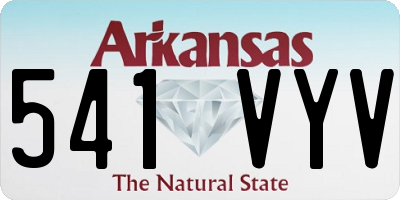 AR license plate 541VYV