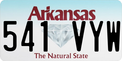 AR license plate 541VYW
