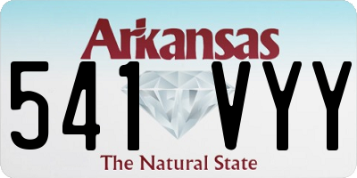 AR license plate 541VYY