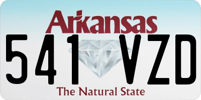 AR license plate 541VZD