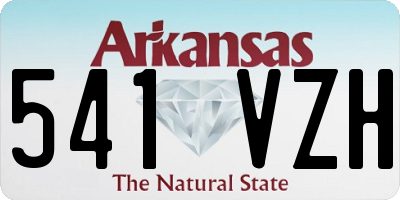 AR license plate 541VZH