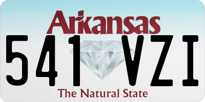 AR license plate 541VZI