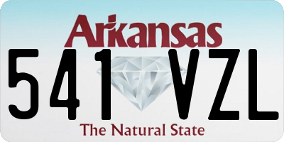 AR license plate 541VZL