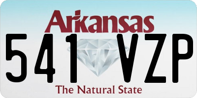AR license plate 541VZP