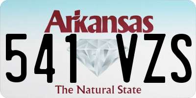 AR license plate 541VZS