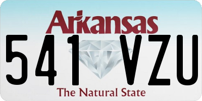 AR license plate 541VZU