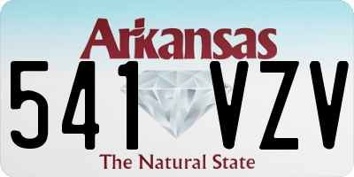 AR license plate 541VZV
