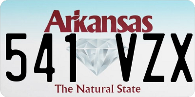 AR license plate 541VZX