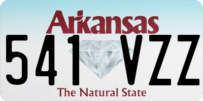 AR license plate 541VZZ