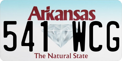 AR license plate 541WCG
