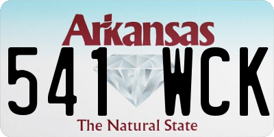 AR license plate 541WCK