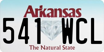 AR license plate 541WCL