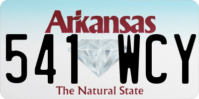 AR license plate 541WCY