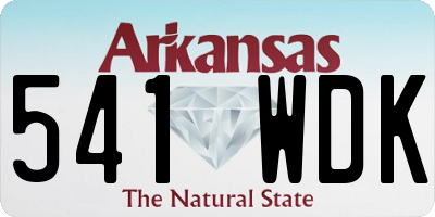 AR license plate 541WDK