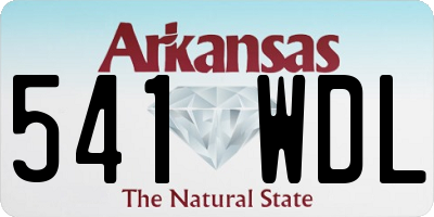 AR license plate 541WDL
