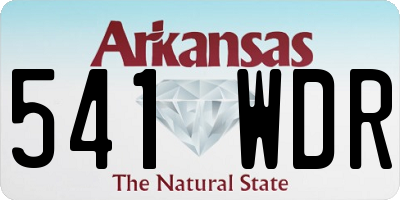 AR license plate 541WDR