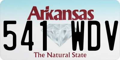 AR license plate 541WDV