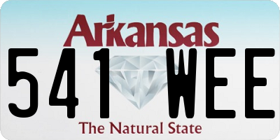 AR license plate 541WEE