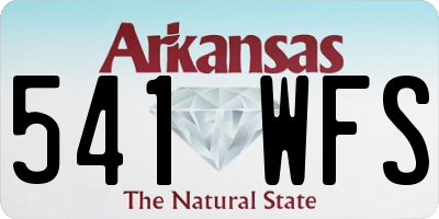 AR license plate 541WFS