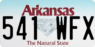 AR license plate 541WFX
