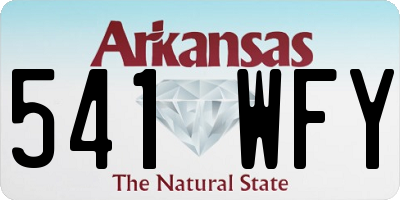 AR license plate 541WFY