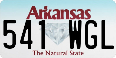 AR license plate 541WGL